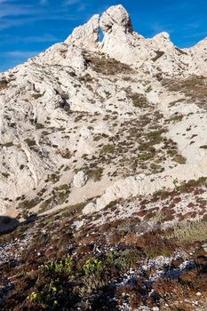 Landscape of Frioul archipelago. Marseille, Provence-Alpes-Cote d'Azur, France.