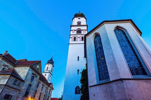 Lindau Munster before the sunset. Lindau, Bavaria, Germany.