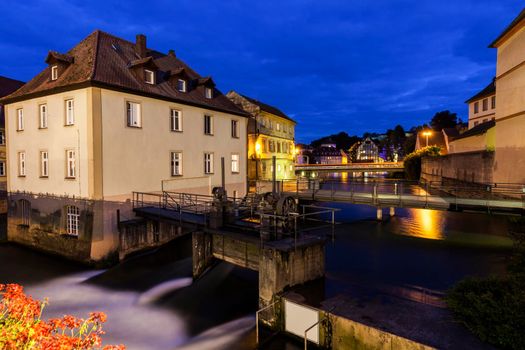 Old Town in Bamberg. Bamberg, Bavaria, Germany.