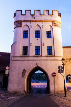 Bridge Gate in Torun. Torun, Kuyavian-Pomeranian, Poland