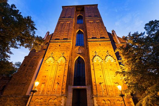 Cathedral of St. John the Baptist and St. John the Evangelist in Torun. Torun, Kuyavian-Pomeranian, Poland