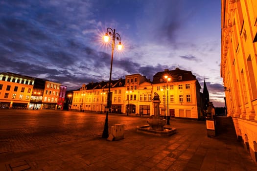 Old town square in Bydgoszcz. Bydgoszcz, Kuyavian-Pomeranian, Poland.