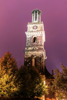 Aegidien church tower in Hanover. Hanover, Lower Saxony, Germany.