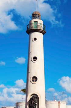 Lighthouse in the north part of Las Palmas. Las Palmas, Gran Canaria, Spain.