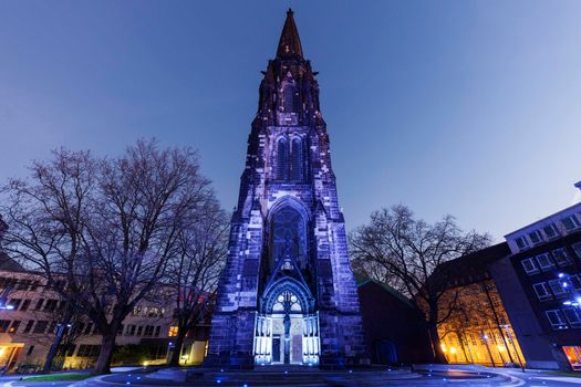 Christ Church in Bochum. Bochum, North Rhine-Westphalia, Germany