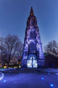 Christ Church in Bochum. Bochum, North Rhine-Westphalia, Germany