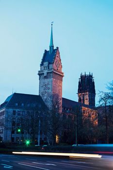 City Hall in Duisburg. Duisburg, North Rhine-Westphalia, Germany