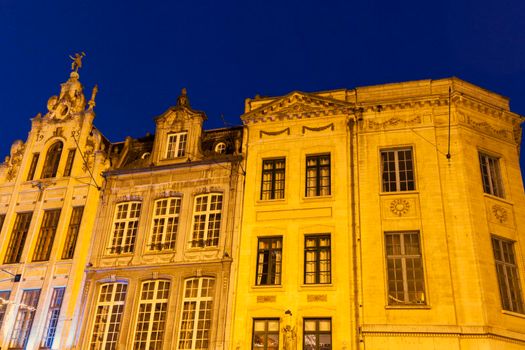 Old architecture of Leuven. Leuven,  Flemish Region, Belgium
