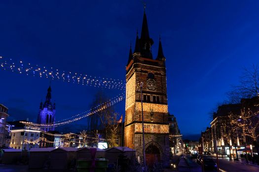 Belfry of Kortrijk. Kortrijk, Flemish Region, Belgium