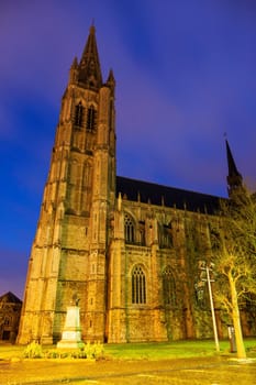 Saint Martin's Church in Ypres. Ypres, West Flanders, Flemish Region, Belgium