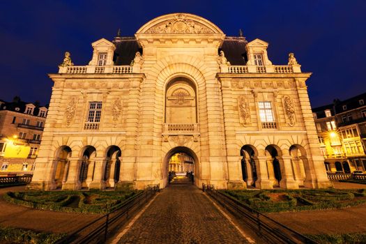 Porta de Paris in Lille. Lille, Nord-Pas-de-Calais, France