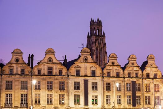 Saint Jean-Baptiste Church in Arras seen from Place des Heros. Arras, Nord-Pas-de-Calais-Picardy, France.