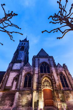 Saint-Germain Church in Amiens. Amiens, Nord-Pas-de-Calais-Picardy, France.