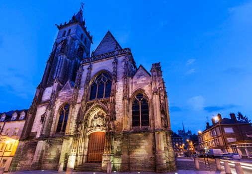 Saint-Germain Church in Amiens. Amiens, Nord-Pas-de-Calais-Picardy, France.