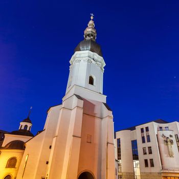 St. Vaclav Church in Ostrava. Ostrava, Moravian-Silesian Region, Czech Republic.