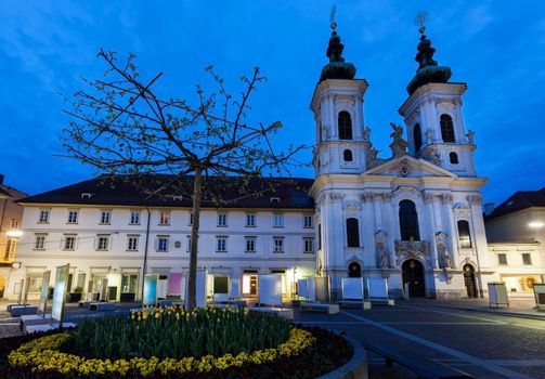Katharinenkirche in Graz. Graz, Styria, Austria.