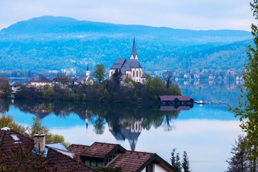 Saints Primus and Felician Church in Maria Worth. Maria Worth, Carinthia, Austria.