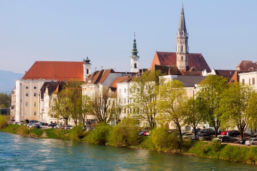 Stadtpfarrkirche in Steyr. Steyr, Upper Austria, Austria..