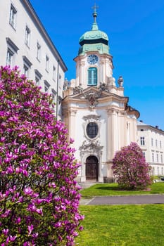 Priesterseminarkirche in Linz. Linz, Upper Austria, Austria.