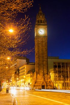 Albert Memorial Clock in Belfast. Belfast, Northern Ireland, United Kingdom.