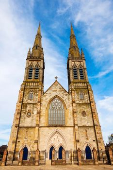 St. Peter’s Cathedral in Belfast. Belfast, Northern Ireland, United Kingdom.