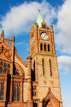 Guildhall in Derry Derry, Northern Ireland, United Kingdom.