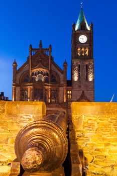 Guildhall in Derry Derry, Northern Ireland, United Kingdom.