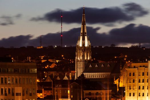 Saint Eugene's Cathedral in Derry. Derry, Northern Ireland, United Kingdom.