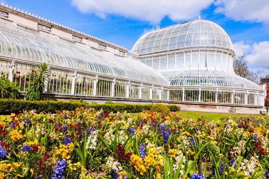 Palm House in Belfast. Belfast, Northern Ireland, United Kingdom.