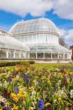 Palm House in Belfast. Belfast, Northern Ireland, United Kingdom.