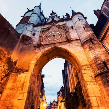 Auxerre Clock Tower. Auxerre, Burgundy, France