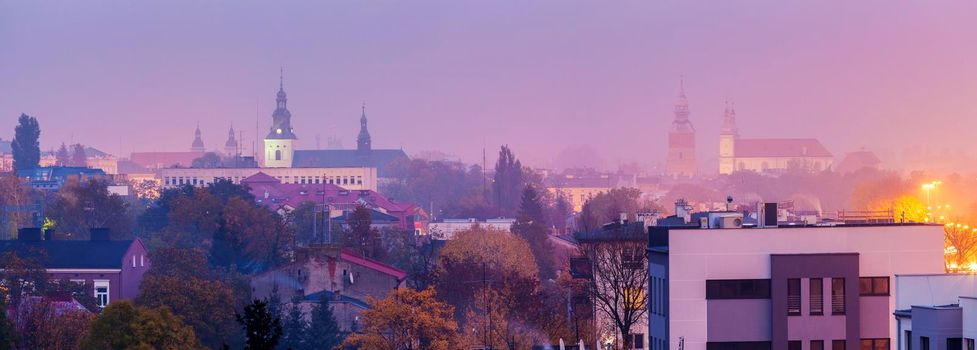 Panorama of Piotrkow Trybunalski. Piotrkow Trybunalski, Lodz, Poland.