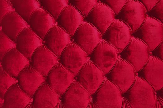 Texture of velvet red carriage screed.