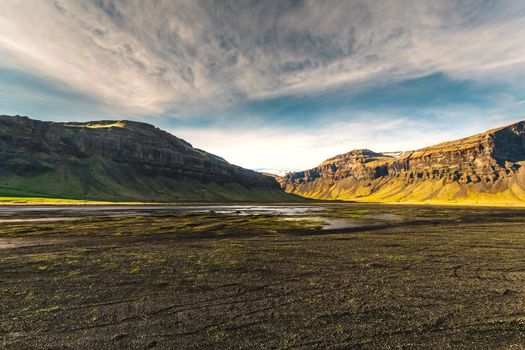 Beautiful Iceland with endeless nature