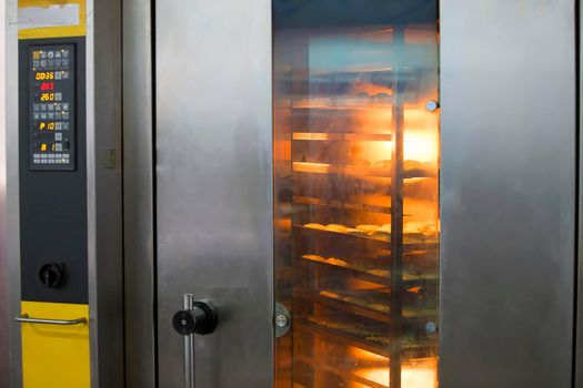 Industrial oven oven for baking culinary products