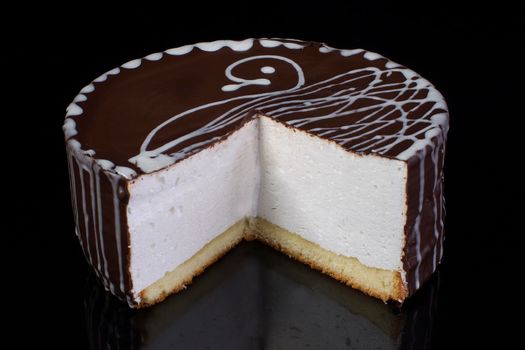 cut piece of cake bird's milk