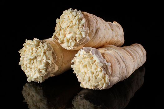 puff pastry with puff pastry with cream