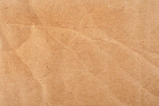 closeup detail of brown cardboard paper 