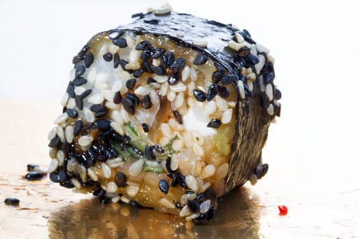 Sushi rolls close-up