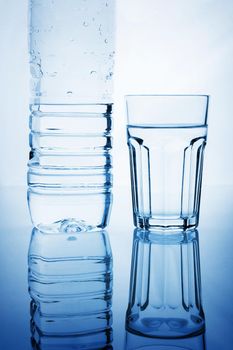 a glass of pure drinking water, healthy eating concept