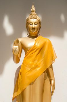 golden Buddha image in Thai temple