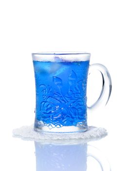 butterfly pea flower drink, herbal tea