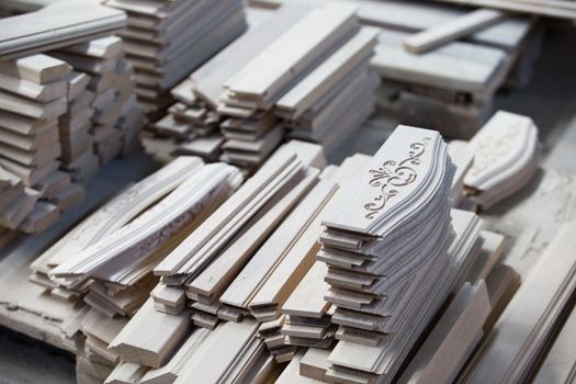 Wood billets for furniture production