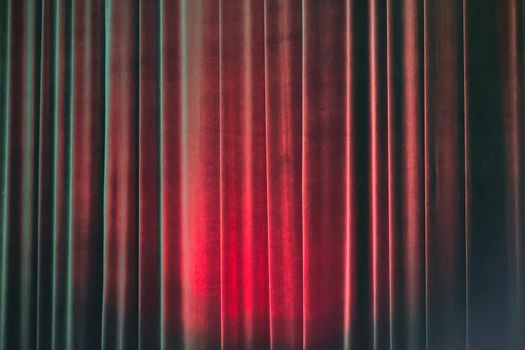 Velvet bardo  background.Theatrical curtains