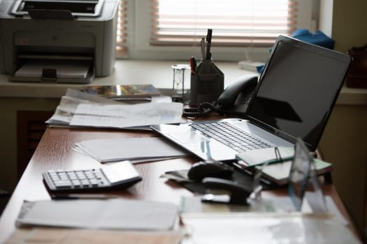 Office worker desk