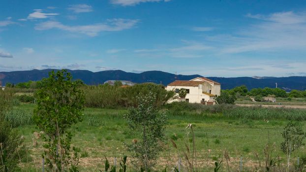 agriculture farm on the outskirts of barcelona in spain.