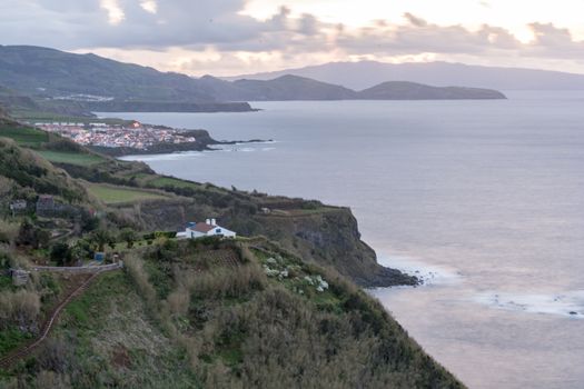 Cityscape in Sao Miguel en Azores, Potugal.