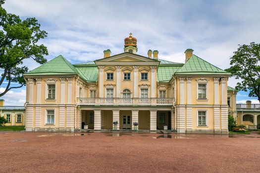 Grand Menshikov Palace was built from 1710 to 1727 in  Oranienbaum, Russia