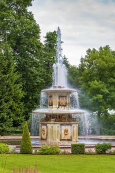 Roman Fountains in Lower park in Peterhof, Russia