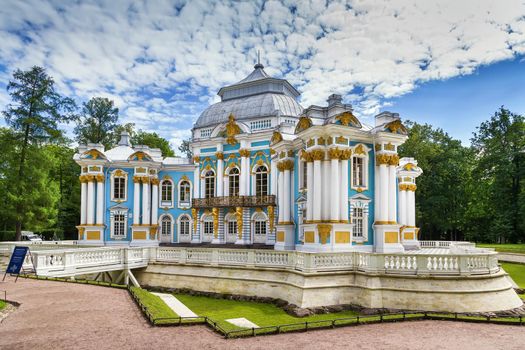 Hermitage pavilion in Catherine Park at Tsarskoye Selo was originally designed by Mikhail Zemtsov, Russia